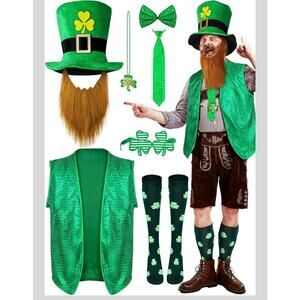 8 Pcs St Patrick's Day Costume